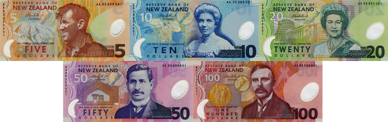 ニュージーランドのお札・紙幣